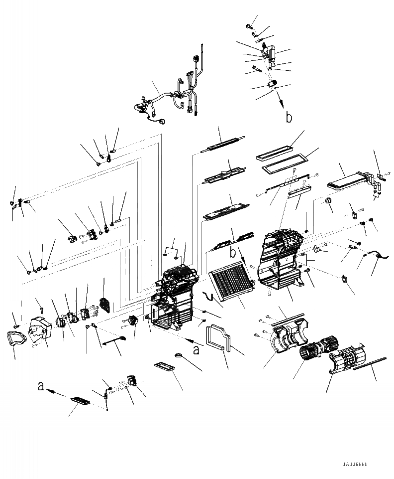 Схема запчастей Komatsu WA320-7 - K- КАБИНА ROPS КОНДИЦ. ВОЗДУХА ASSEMBLY OPERATORXD S ОБСТАНОВКА И СИСТЕМА УПРАВЛЕНИЯ