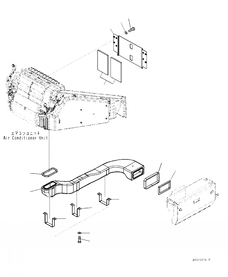 Схема запчастей Komatsu WA320-7 - K-9 КАБИНА ROPS КОНДИЦ. ВОЗДУХА ВОЗДУХОВОДЫ (/) OPERATORXD S ОБСТАНОВКА И СИСТЕМА УПРАВЛЕНИЯ