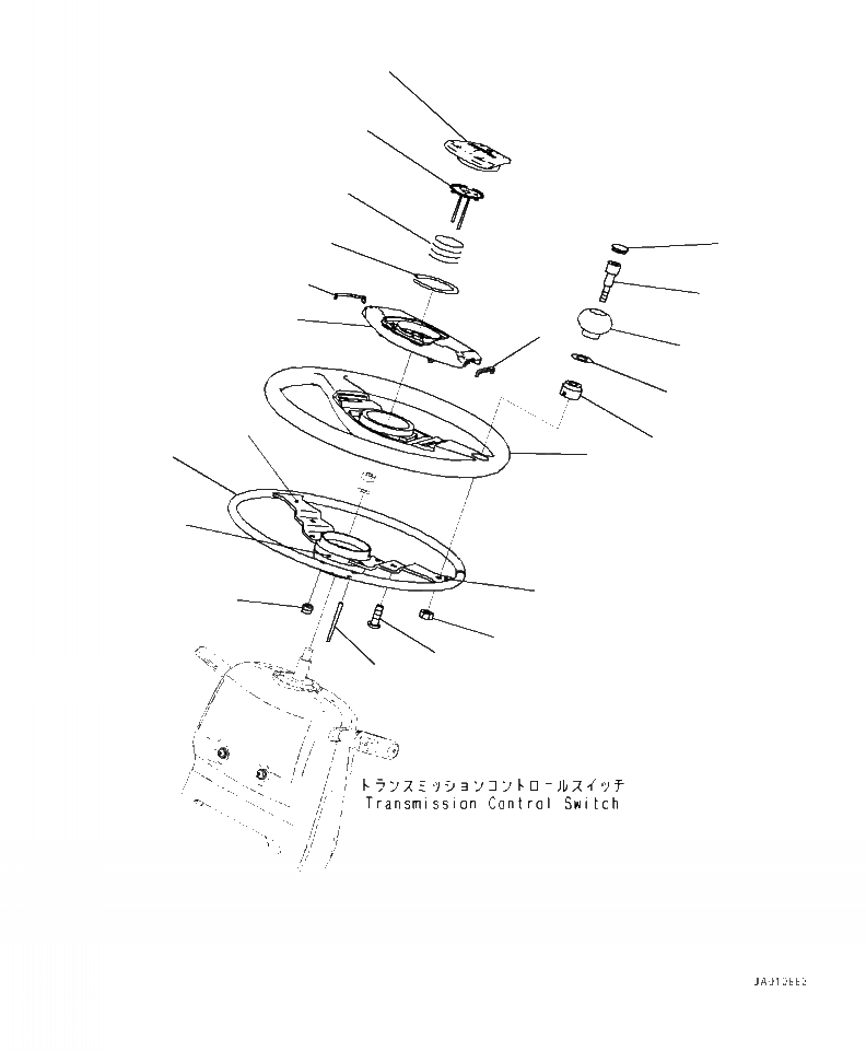 Схема запчастей Komatsu WA320-7 - K-8 КАБИНА ROPS РУЛЕВОЕ КОЛЕСО OPERATORXD S ОБСТАНОВКА И СИСТЕМА УПРАВЛЕНИЯ