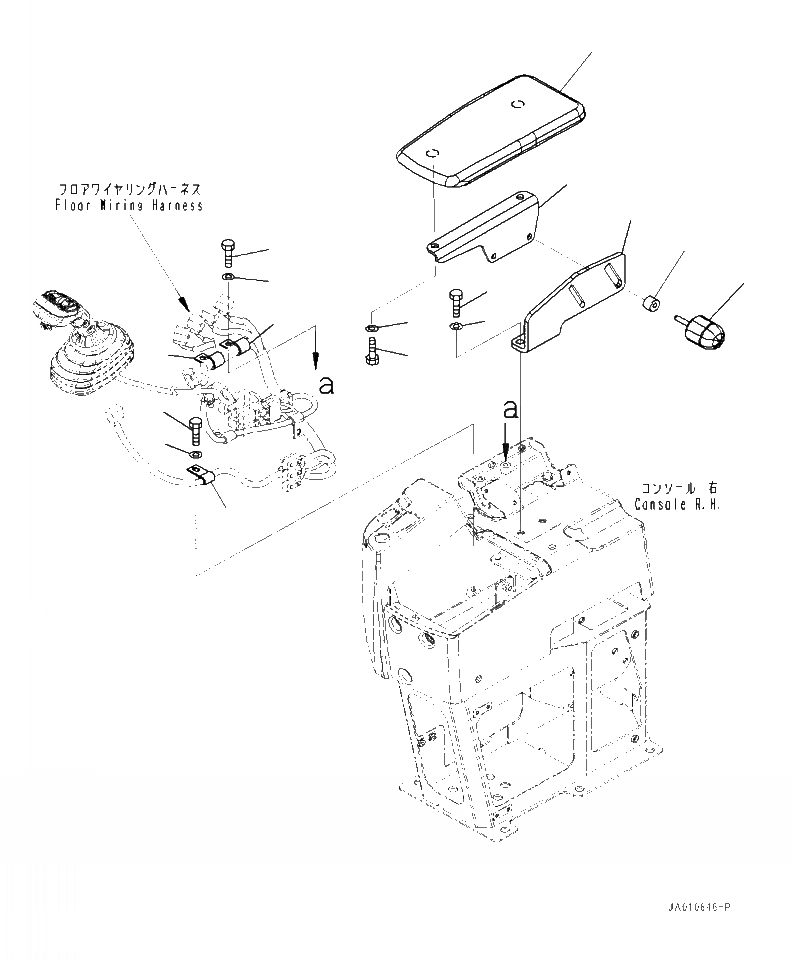 Схема запчастей Komatsu WA320-7 - K- УПРАВЛЕНИЕ ПОГРУЗКОЙ БЛОК ПОДЛОКОТНИК, RH КОНСОЛЬ OPERATORXD S ОБСТАНОВКА И СИСТЕМА УПРАВЛЕНИЯ