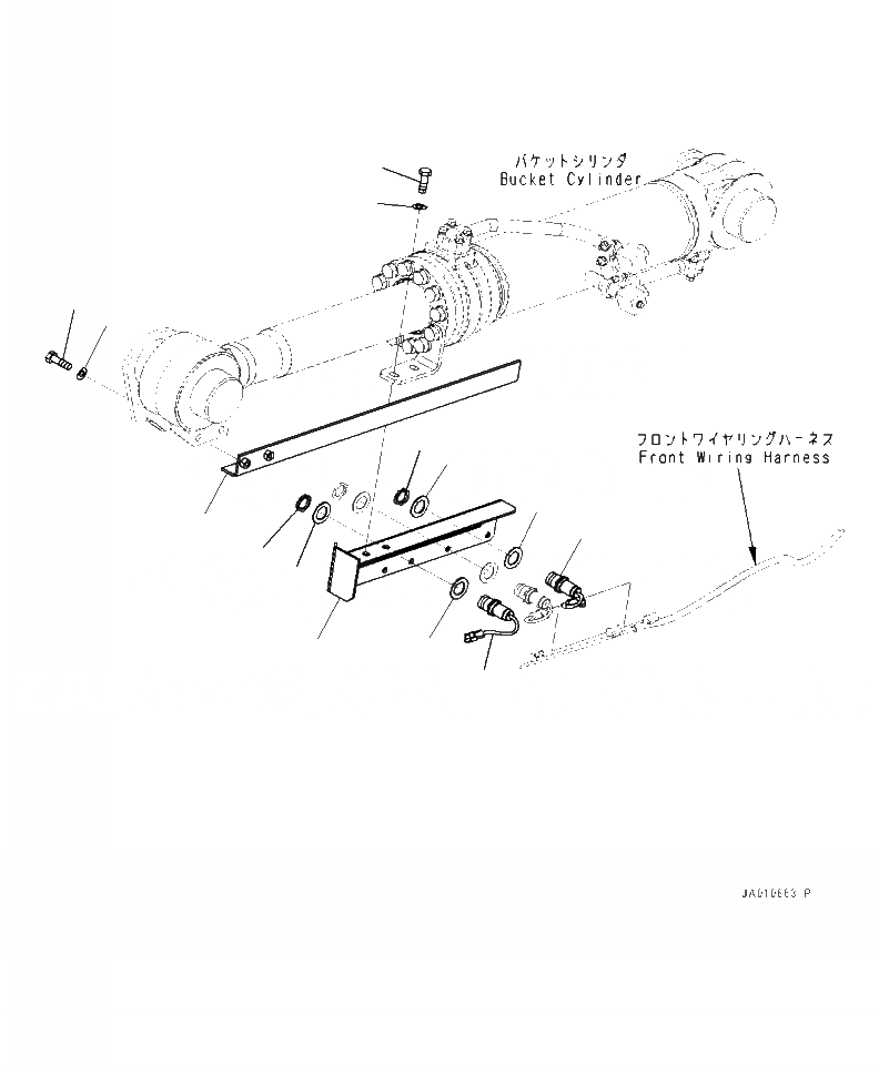 Схема запчастей Komatsu WA320-7 - K- ПОЗИЦИОНЕР КОВШАСТАНДАРТН. OPERATORXD S ОБСТАНОВКА И СИСТЕМА УПРАВЛЕНИЯ