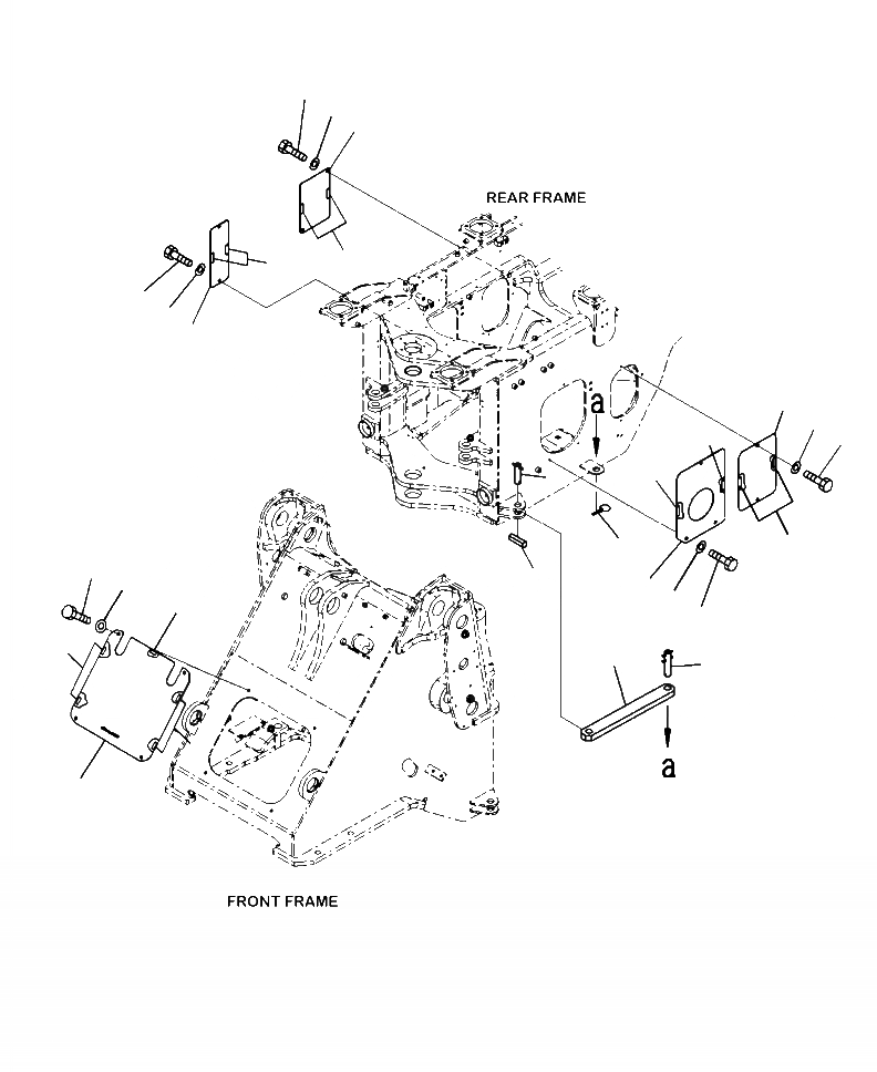 Схема запчастей Komatsu WA320-6 - J9-A БЛОКИР. BAR И КРЫШКА3-Х СЕКЦИОНН. КЛАПАН ОСНОВНАЯ РАМА И ЕЕ ЧАСТИ