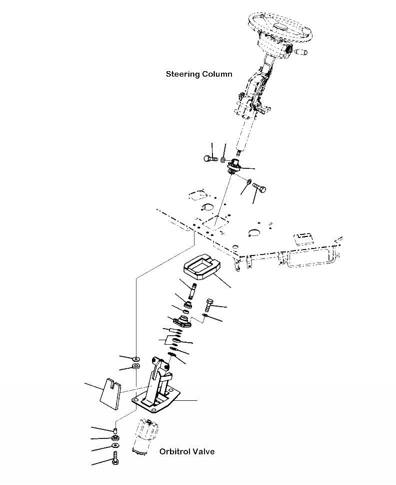 Схема запчастей Komatsu WA320-6 - K-9A РУЛЕВ. КОЛОН. КРЕПЛЕНИЕ OPERATORXD S ОБСТАНОВКА И СИСТЕМА УПРАВЛЕНИЯ