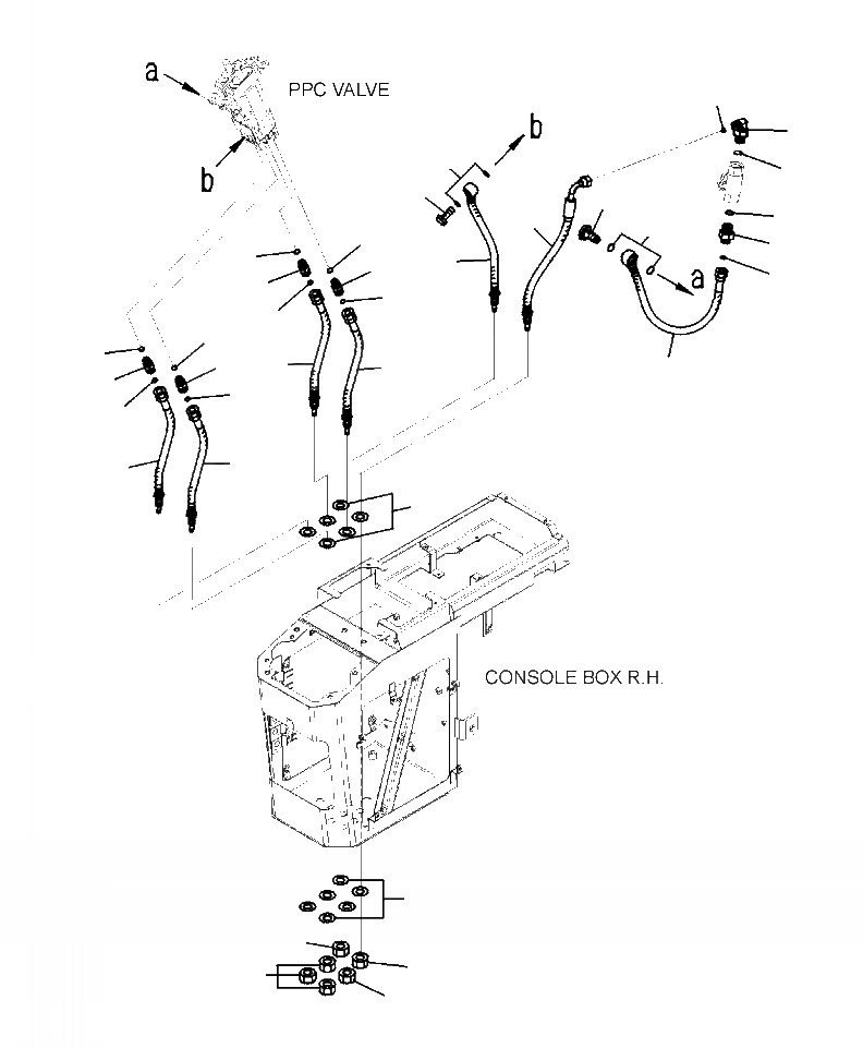 Схема запчастей Komatsu WA320-6 - K-A УПРАВЛЕНИЕ ПОГРУЗКОЙ PPC ТРУБЫ ( РЫЧАГИ) OPERATORXD S ОБСТАНОВКА И СИСТЕМА УПРАВЛЕНИЯ