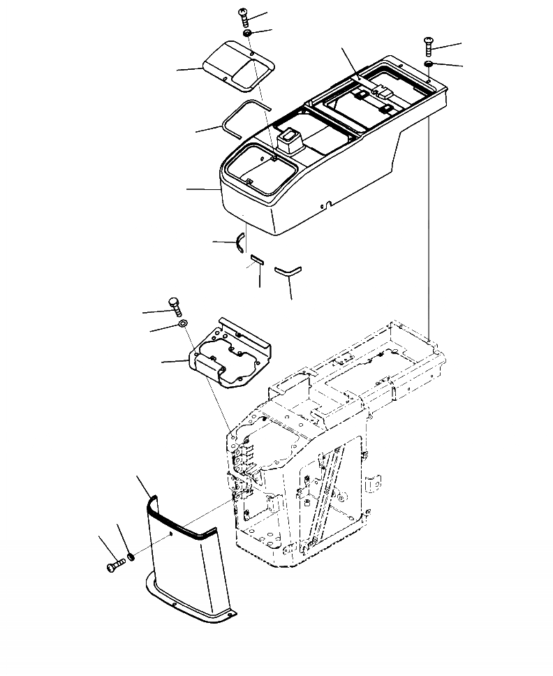 Схема запчастей Komatsu WA320-6 - K-A УПРАВЛЕНИЕ ПОГРУЗКОЙ КОНСОЛЬ КРЫШКА(MULTI-FUNCTION РЫЧАГ) OPERATORXD S ОБСТАНОВКА И СИСТЕМА УПРАВЛЕНИЯ