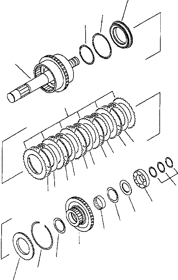 Схема запчастей Komatsu WA320-3L - FIG. F-A ТРАНСМИССИЯ - 3 МУФТА СИЛОВАЯ ПЕРЕДАЧА И КОНЕЧНАЯ ПЕРЕДАЧА