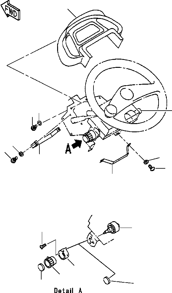 Схема запчастей Komatsu WA320-3L - FIG. K-A ОСНОВН. МОНИТОР КАБИНА ОПЕРАТОРА И СИСТЕМА УПРАВЛЕНИЯ
