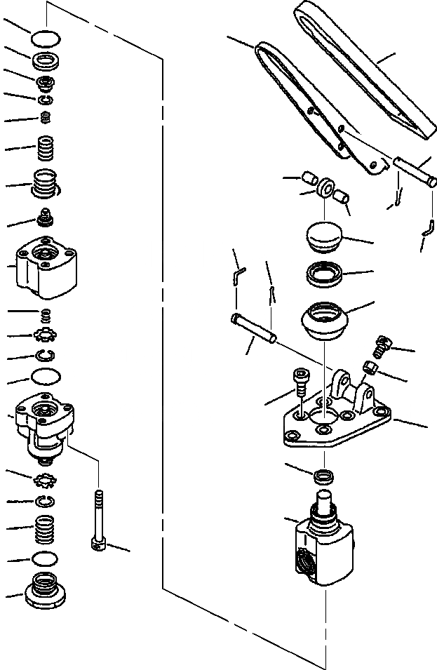 Схема запчастей Komatsu WA320-3L - FIG. K-A ТОРМОЗНОЙ КЛАПАН ASSEMBLY - СДВОЕНН. ТИП КАБИНА ОПЕРАТОРА И СИСТЕМА УПРАВЛЕНИЯ