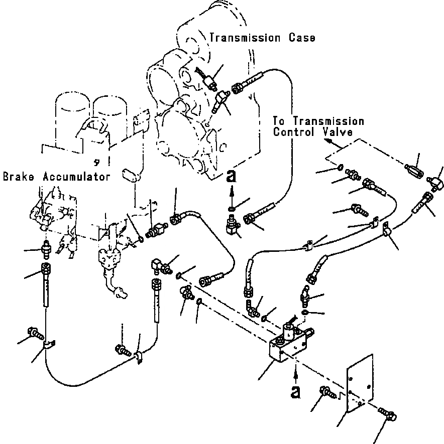 Схема запчастей Komatsu WA320-3L - FIG. K-7A ТОРМОЗ. МАСЛОПРОВОДЯЩАЯ ЛИНИЯ - ЛИНИЯ ВЫКЛЮЧЕНИЯ СТОЯНОЧНОГО ТОРМОЗА КАБИНА ОПЕРАТОРА И СИСТЕМА УПРАВЛЕНИЯ
