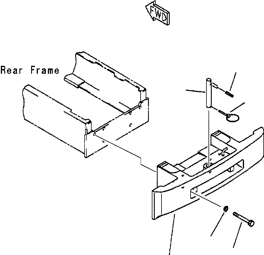 Схема запчастей Komatsu WA320-3L - FIG. M-A ПРОТИВОВЕС ЧАСТИ КОРПУСА