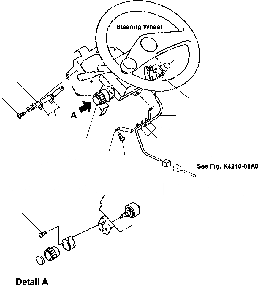 Схема запчастей Komatsu WA320-3MC - FIG NO. E-A ПАНЕЛЬ ПРИБОРОВ ЭЛЕКТРИКА