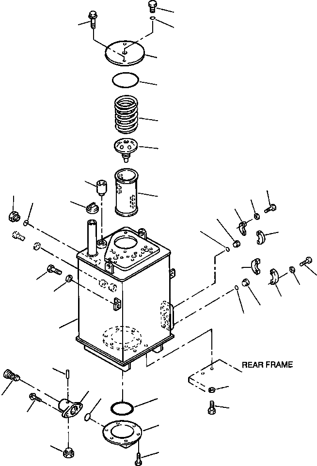 Схема запчастей Komatsu WA320-3MC - FIG NO. H-A ГИДР. БАК. ГИДРАВЛИКА