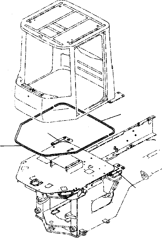 Схема запчастей Komatsu WA320-3MC - FIG NO. K-9A КАБИНА ОСНОВ. УПЛОТНЕНИЕ КАБИНА ОПЕРАТОРА И СИСТЕМА УПРАВЛЕНИЯ
