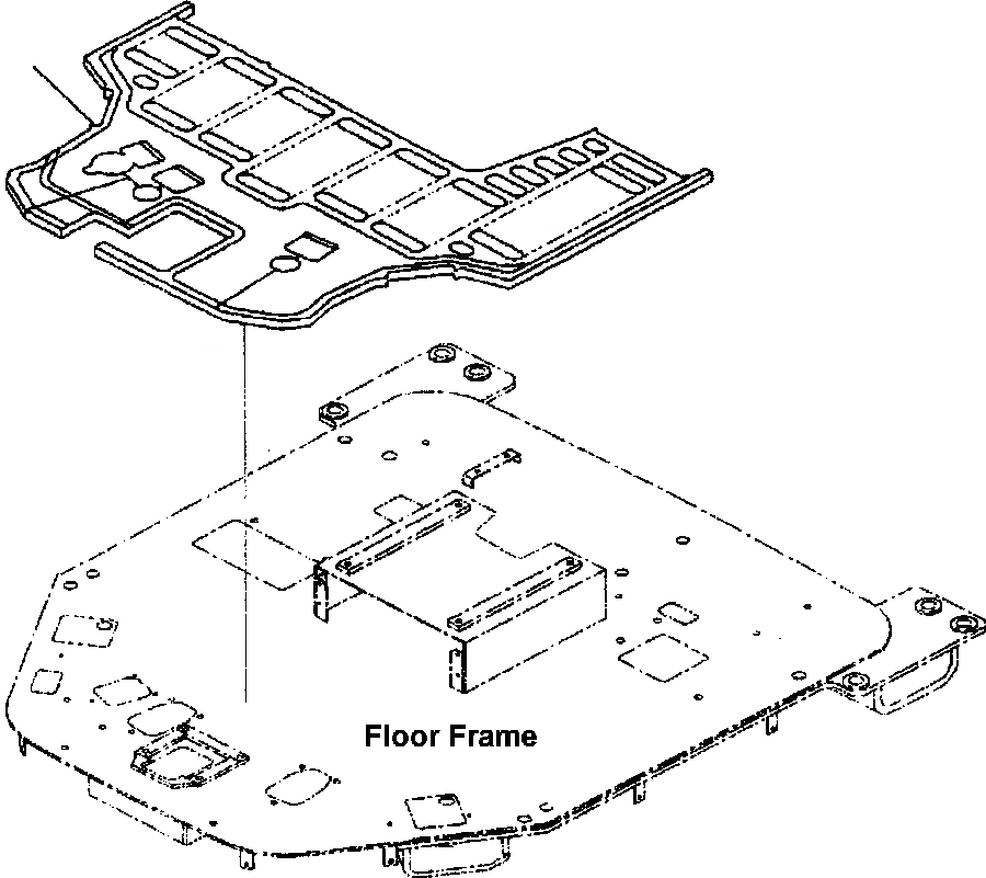 Схема запчастей Komatsu WA320-3MC - FIG NO. K-A ПОЛ МАТЕРИАЛ КАБИНА ОПЕРАТОРА И СИСТЕМА УПРАВЛЕНИЯ