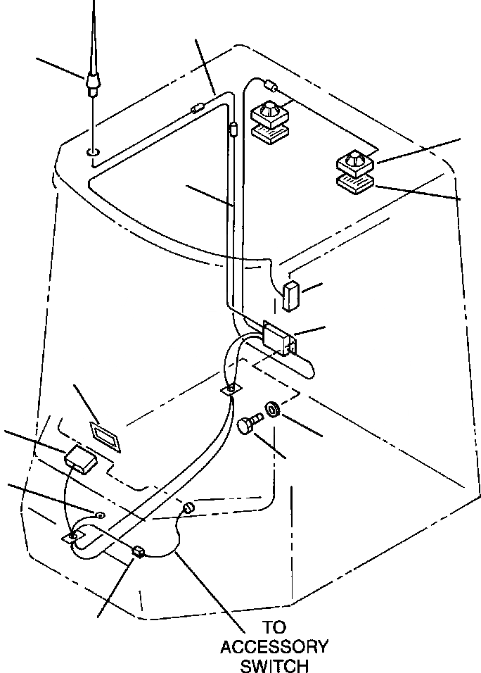 Схема запчастей Komatsu WA320-3MC - FIG NO. K8-A РАДИО AM/FM CASSETTE КАБИНА ОПЕРАТОРА И СИСТЕМА УПРАВЛЕНИЯ