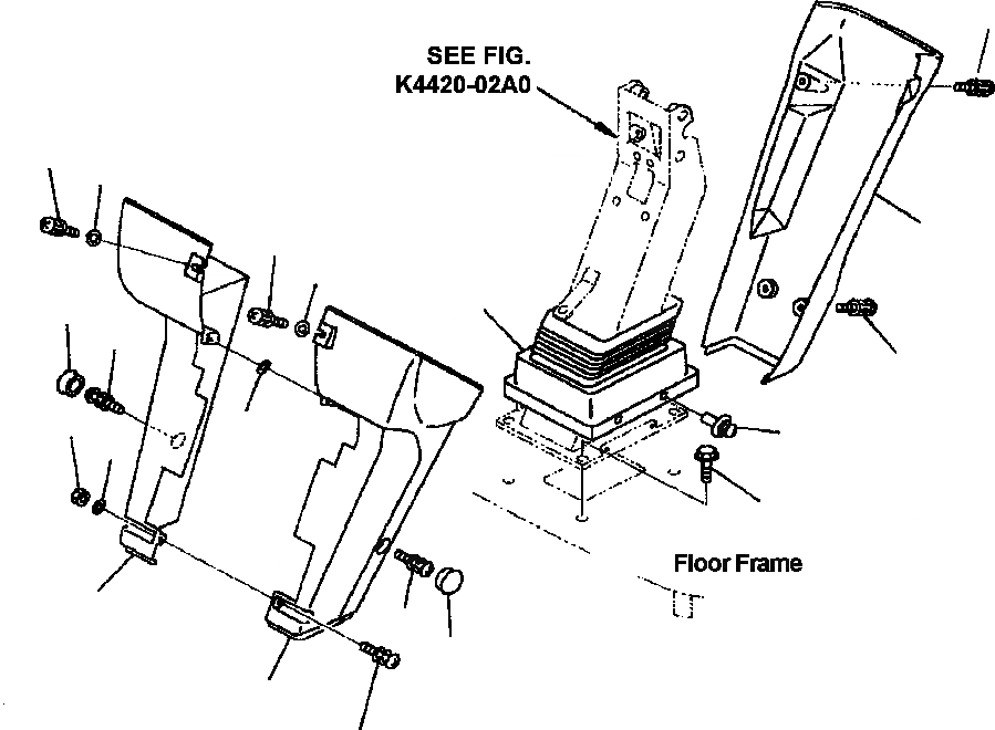 Схема запчастей Komatsu WA320-3MC - FIG NO. K-A КОЛЕСА КОЛОНКА И КЛАПАН РУЛЕВОГО УПРАВЛЕНИЯ КОЛОНКА COVER КАБИНА ОПЕРАТОРА И СИСТЕМА УПРАВЛЕНИЯ