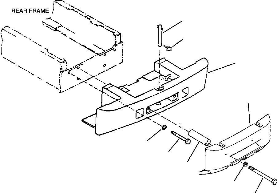 Схема запчастей Komatsu WA320-3MC - FIG NO. M-A ПРОТИВОВЕС ЧАСТИ КОРПУСА