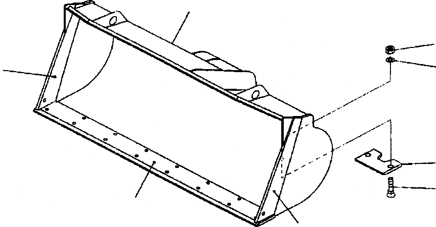 Схема запчастей Komatsu WA320-3MC - FIG NO. T-A КОВШ, . CU. M (ДЛЯ ВЫС.-LIFT) РАБОЧЕЕ ОБОРУДОВАНИЕ
