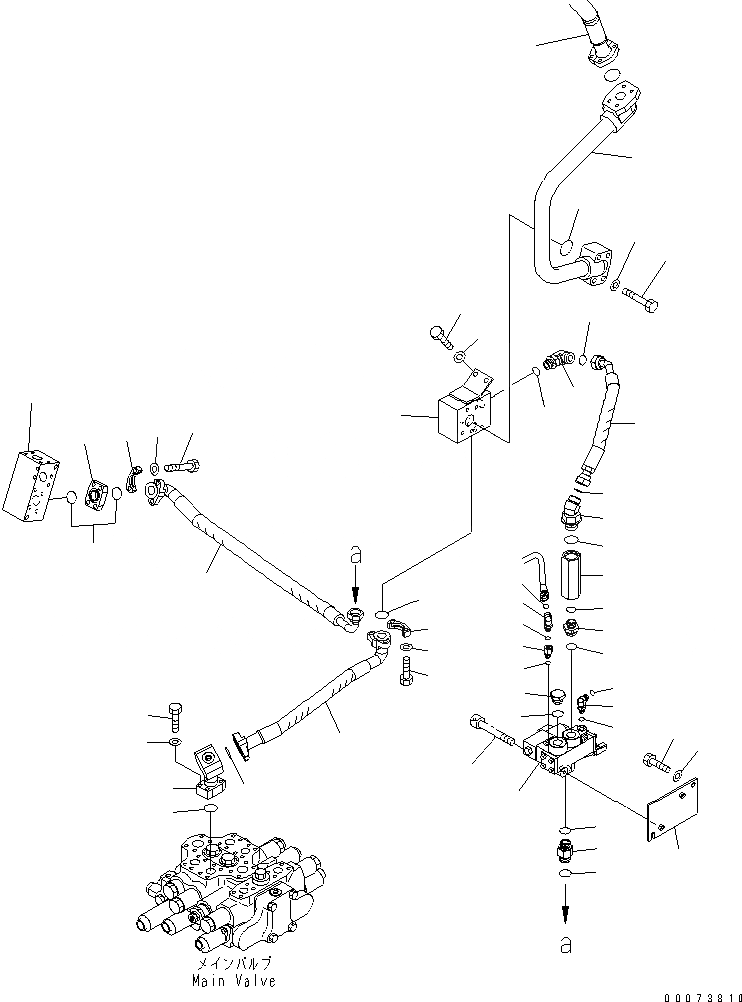 Схема запчастей Komatsu WA320PT-5L - ГИДРОЛИНИЯ (ЦИЛИНДР КОВША/) ГИДРАВЛИКА