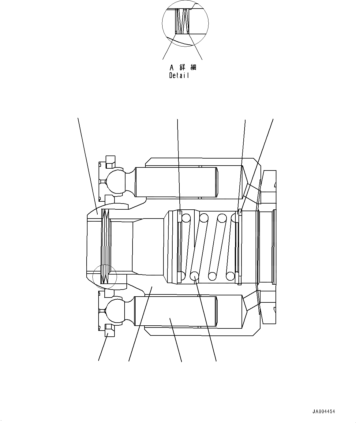 Схема запчастей Komatsu WA320-6 - HYDROSTATIC ТРАНСМИССИЯ (HST) НАСОС И МОТОР, КМ/Ч, ВНУТР. ЧАСТИ, НАСОС (/) HYDROSTATIC ТРАНСМИССИЯ (HST) НАСОС И МОТОР, КМ/Ч