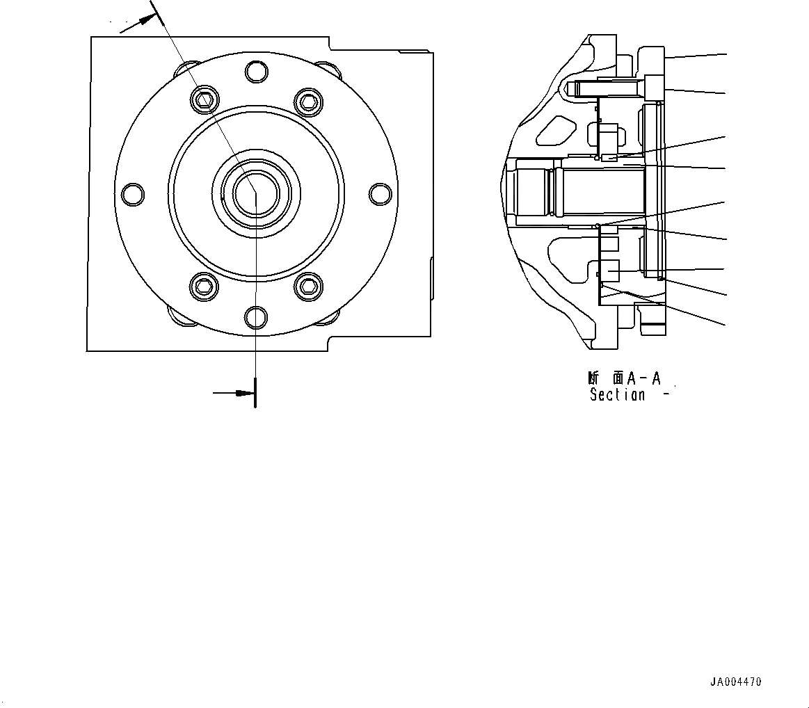 Схема запчастей Komatsu WA320-6 - HYDROSTATIC ТРАНСМИССИЯ (HST) НАСОС И МОТОР, КМ/Ч, ВНУТР. ЧАСТИ, НАСОС (/) HYDROSTATIC ТРАНСМИССИЯ (HST) НАСОС И МОТОР, КМ/Ч