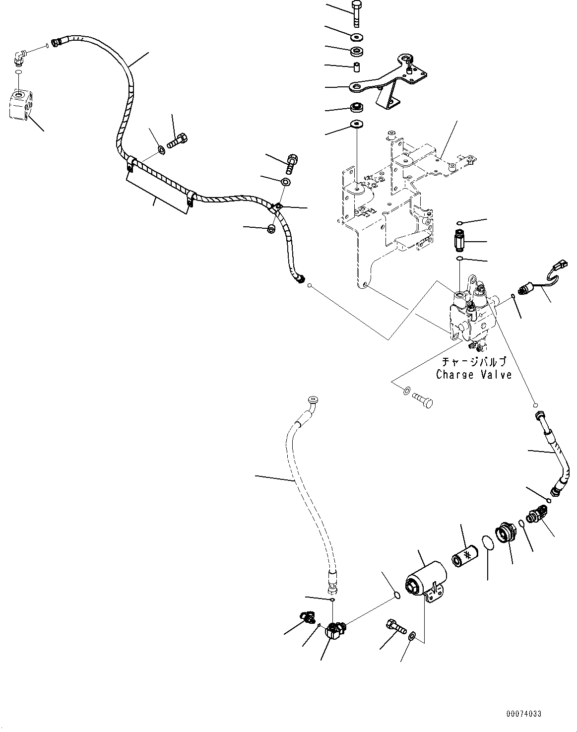 Схема запчастей Komatsu WA320-6 - УПРАВЛ-Е ТОРМОЗОМ, ТОРМОЗНАЯ ГИДРОЛИНИЯ (/) УПРАВЛ-Е ТОРМОЗОМ