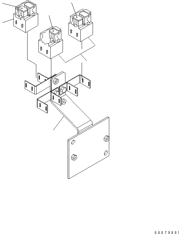Схема запчастей Komatsu WA380-5L - ПРОВОДКА (МЕДЛЕННО ПЕРЕГОРАЮЩ. ПРЕДОХРАНИТЕЛЬ) ЭЛЕКТРИКА