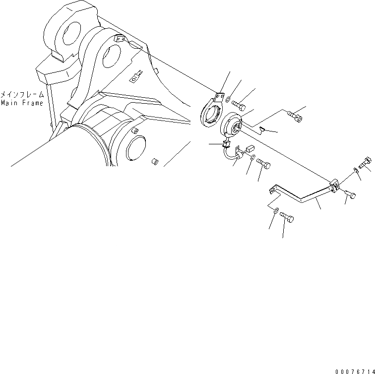 Схема запчастей Komatsu WA380-5L - ЭЛЕКТР. ОБОРУД-Е (СТРЕЛА ДАТЧИК НАКЛОНА) ЭЛЕКТРИКА