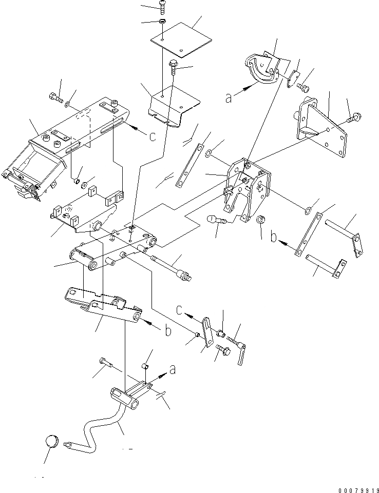 Схема запчастей Komatsu WA380-5L - ДЖОЙСТИК РУЛЕВ. УПРАВЛЕНИЕ (КРЕПЛЕНИЕ) КАБИНА ОПЕРАТОРА И СИСТЕМА УПРАВЛЕНИЯ