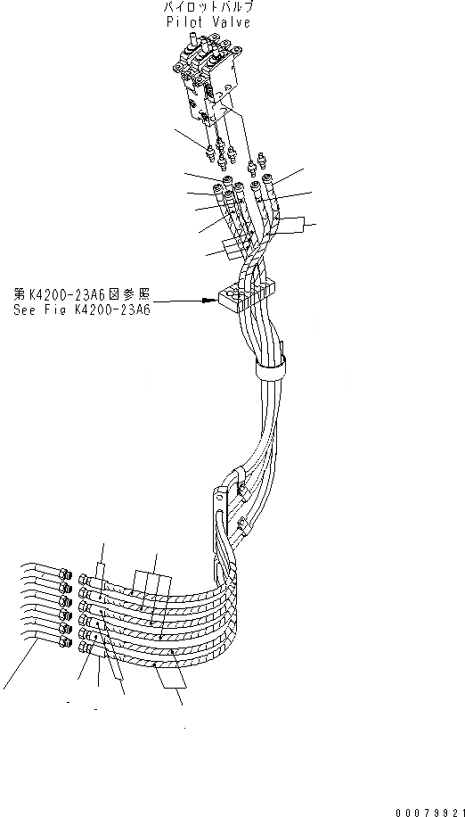 Схема запчастей Komatsu WA380-5L - P.P.C. ТРУБЫ (ДЛЯ 3-Х СЕКЦИОНН. КЛАПАН) КАБИНА ОПЕРАТОРА И СИСТЕМА УПРАВЛЕНИЯ