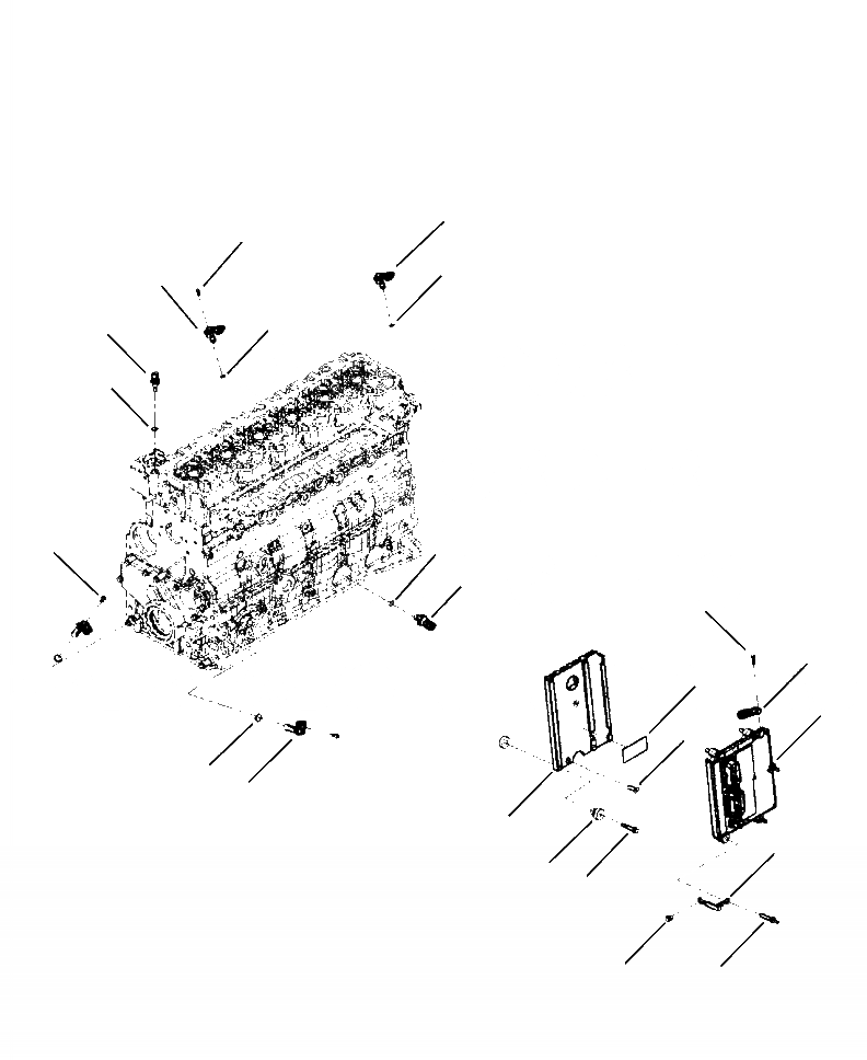 Схема запчастей Komatsu WA380-6 - A-AA УПРАВЛ-Е ДВИГАТЕЛЕМ MODULE И ДАТЧИКS ДВИГАТЕЛЬ