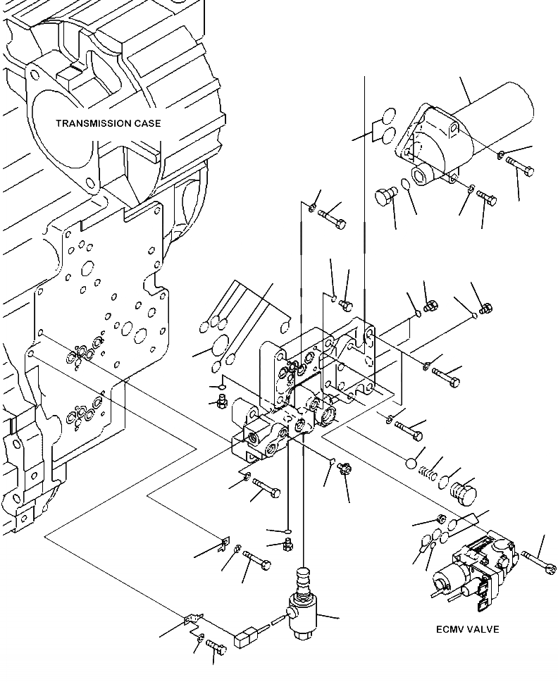 Схема запчастей Komatsu WA380-6 - F-8A ТРАНСМИССИЯ ОСНОВН. КЛАПАН (/) СИЛОВАЯ ПЕРЕДАЧА И КОНЕЧНАЯ ПЕРЕДАЧА