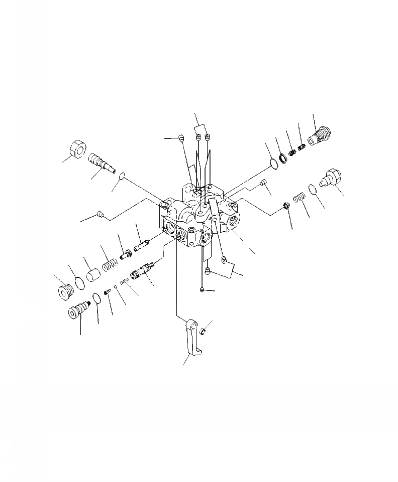 Схема запчастей Komatsu WA380-6 - H-A ГИДР. НАСОС. НАСОС РУЛЕВ. УПРАВЛ-Я - КЛАПАН И SLEEVE ASSEMBLY (/) ГИДРАВЛИКА