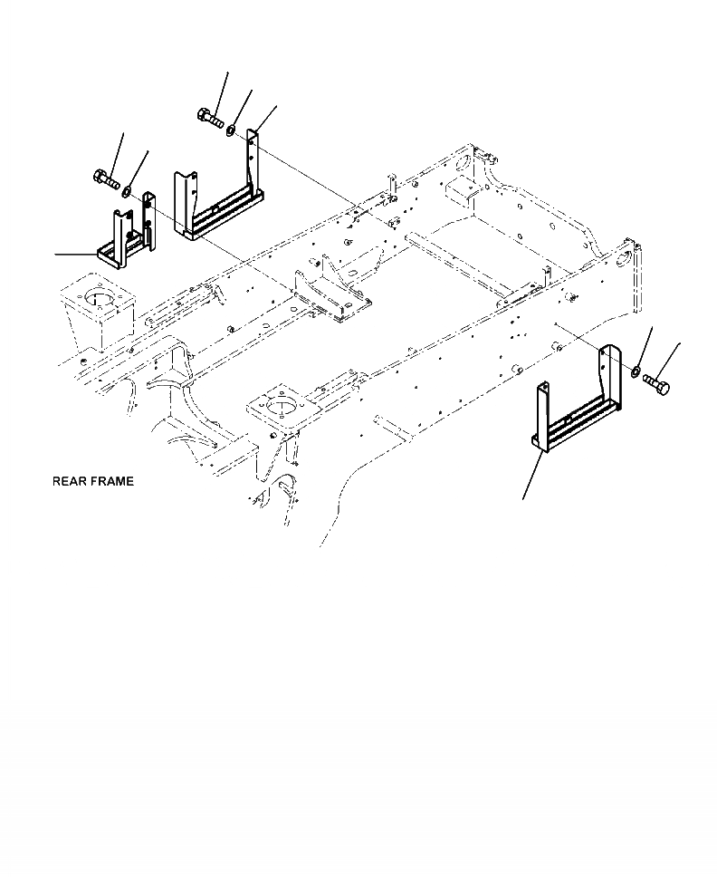 Схема запчастей Komatsu WA380-6 - J9-7A ЗАДН. РАМА СТУПЕНИS (LOG И ВИЛЫ НАВЕСН. ОБОРУД) ОСНОВНАЯ РАМА И ЕЕ ЧАСТИ