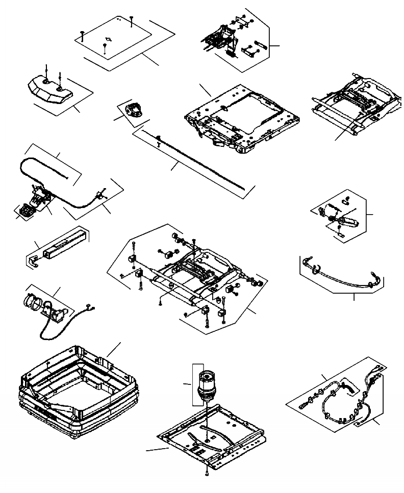 Схема запчастей Komatsu WA380-6 - K-A OPERATOR СИДЕНЬЕ ДЖОЙСТИК РУЛЕВ. УПРАВЛЕНИЕ (/) OPERATORXD S ОБСТАНОВКА И СИСТЕМА УПРАВЛЕНИЯ