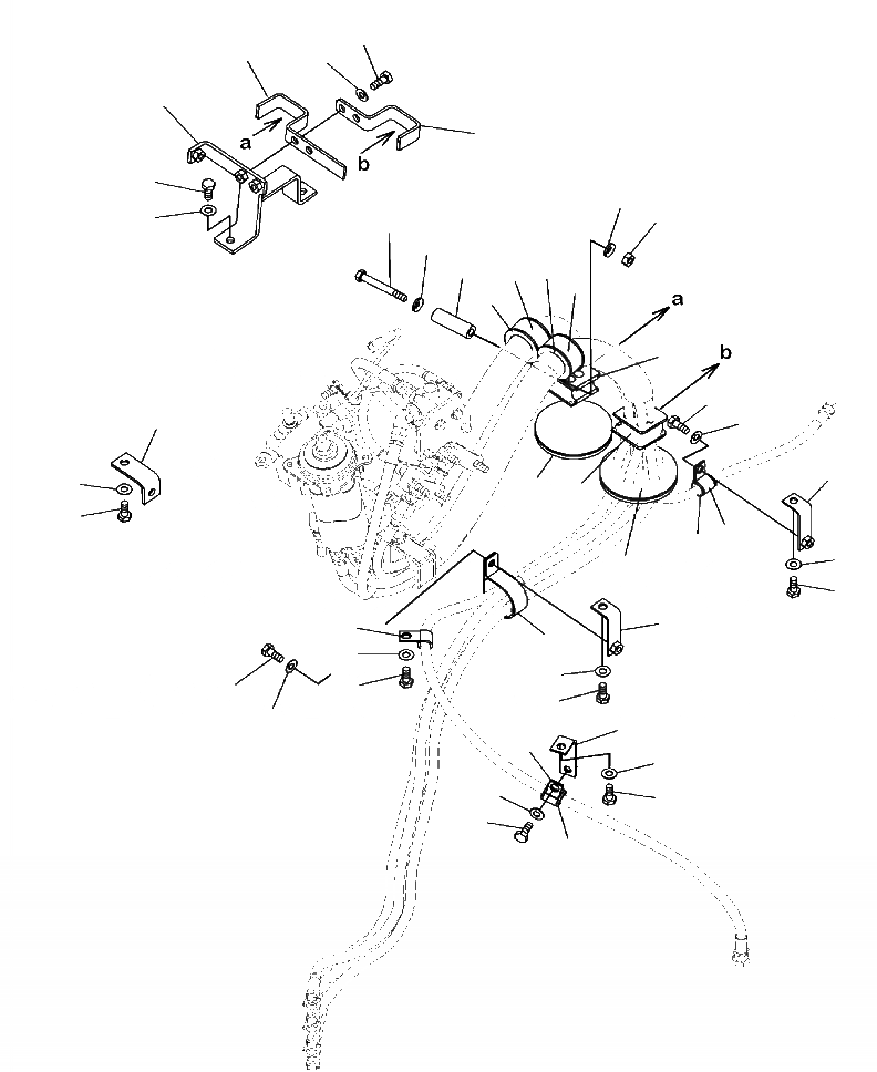 Схема запчастей Komatsu WA380-6 - K-7A УПРАВЛЕНИЕ ПОГРУЗКОЙ PPC ШЛАНГИ (MULTI-FUNCTION РЫЧАГ) (/) OPERATORXD S ОБСТАНОВКА И СИСТЕМА УПРАВЛЕНИЯ