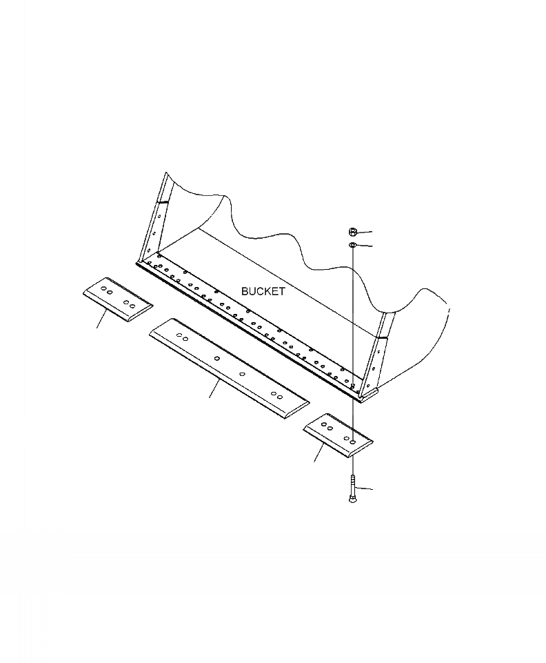 Схема запчастей Komatsu WA380-6 - T-A РЕЖУЩ. КРОМКА НА БОЛТАХ РАБОЧЕЕ ОБОРУДОВАНИЕ