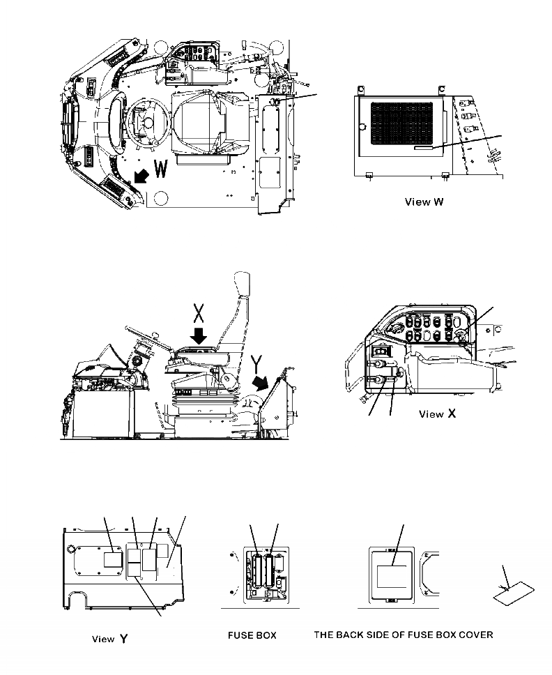 Схема запчастей Komatsu WA380-6 - U-A МАРКИРОВКА (/) МАРКИРОВКА