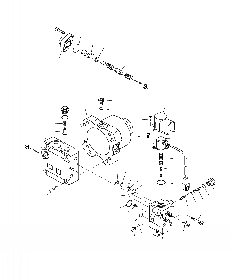 Схема запчастей Komatsu WA380-7 - C-A РАДИАТОР ВЕНТИЛЯТОР ОХЛАЖДЕНИЯ МОТОР (/) СИСТЕМА ОХЛАЖДЕНИЯ