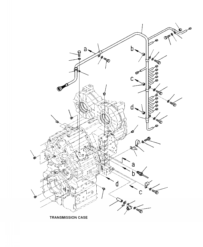 Схема запчастей Komatsu WA380-7 - F-7A ТРАНСМИССИЯ АКСЕССУАРЫ (/) СИЛОВАЯ ПЕРЕДАЧА И КОНЕЧНАЯ ПЕРЕДАЧА