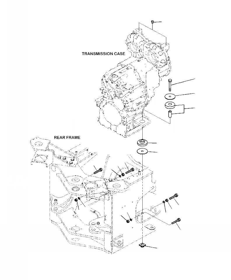 Схема запчастей Komatsu WA380-7 - F8-A КОРПУС ПЕРЕДАЧИ КРЕПЛЕНИЕ СИЛОВАЯ ПЕРЕДАЧА И КОНЕЧНАЯ ПЕРЕДАЧА
