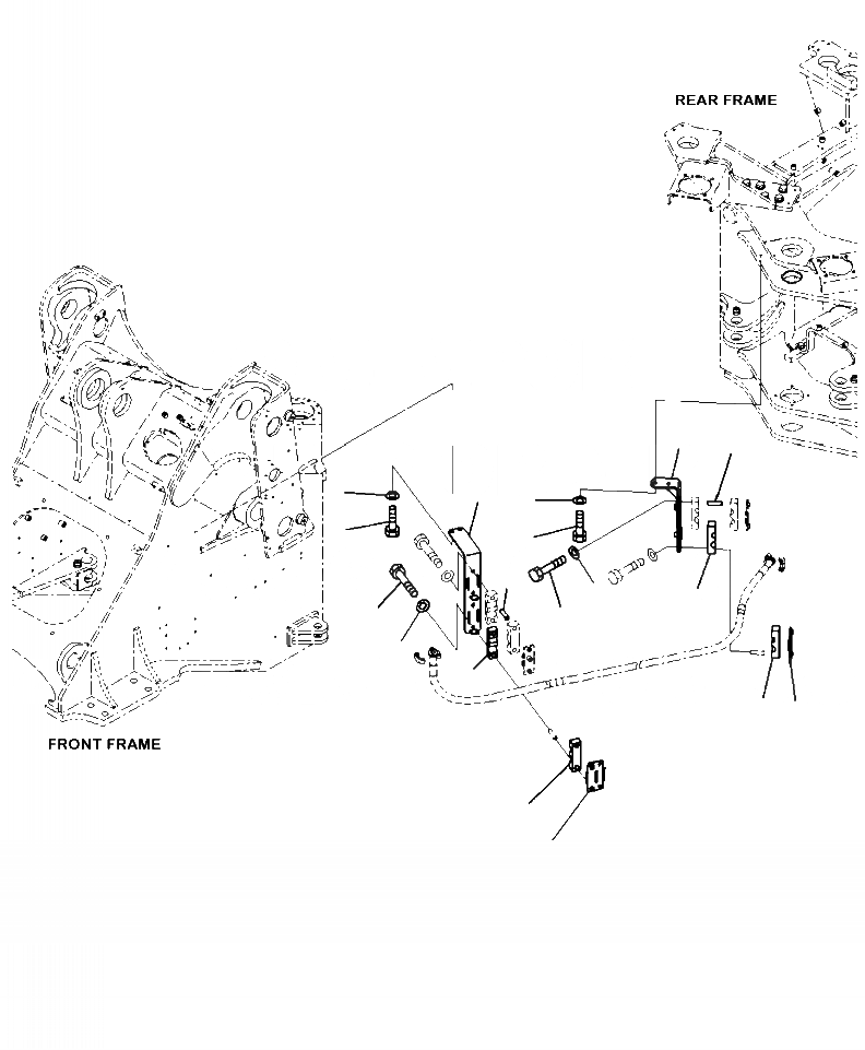 Схема запчастей Komatsu WA380-7 - H-A ГИДРОЛИНИЯ ГИДР. НАСОС. ТРУБЫ МОНТАЖНЫЙ КАРКАСS ГИДРАВЛИКА
