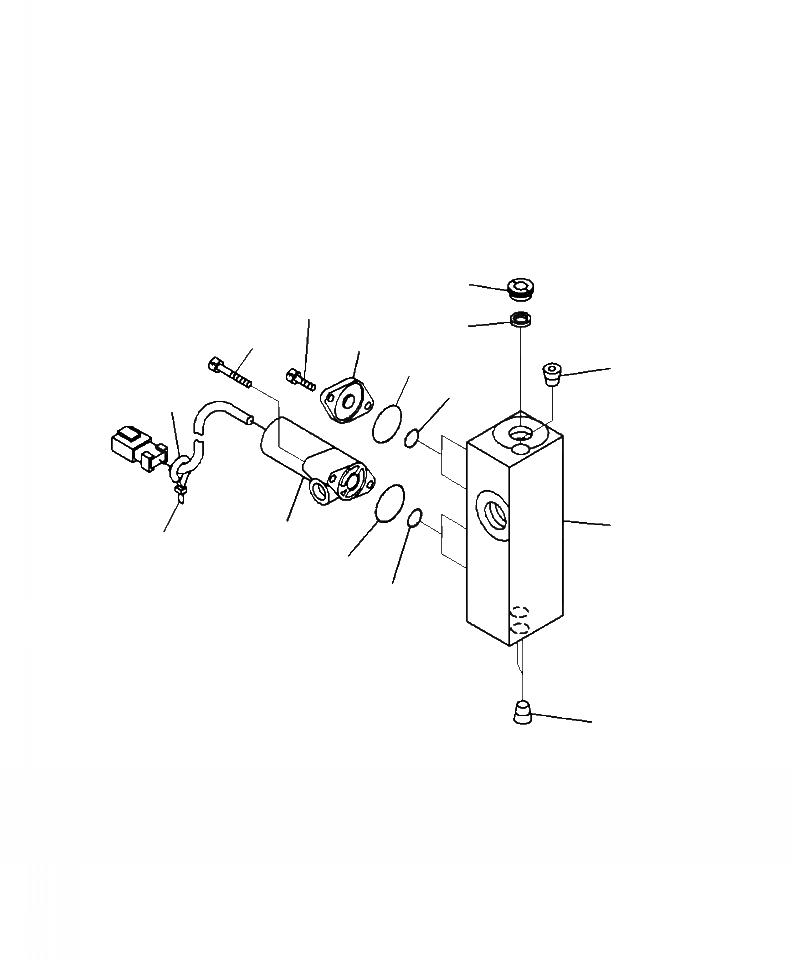Схема запчастей Komatsu WA380-7 - H-A ГИДРОЛИНИЯ КЛАПАН EPC (3-Х СЕКЦИОНН. КЛАПАН) ГИДРАВЛИКА