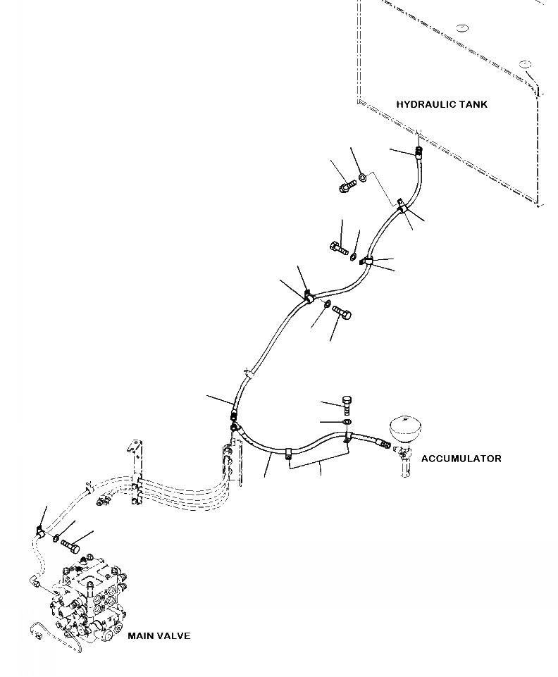 Схема запчастей Komatsu WA380-7 - H-9A ГИДРОЛИНИЯ КЛАПАН EPC ЗАДН. ЛИНИЯ ГИДРАВЛИКА