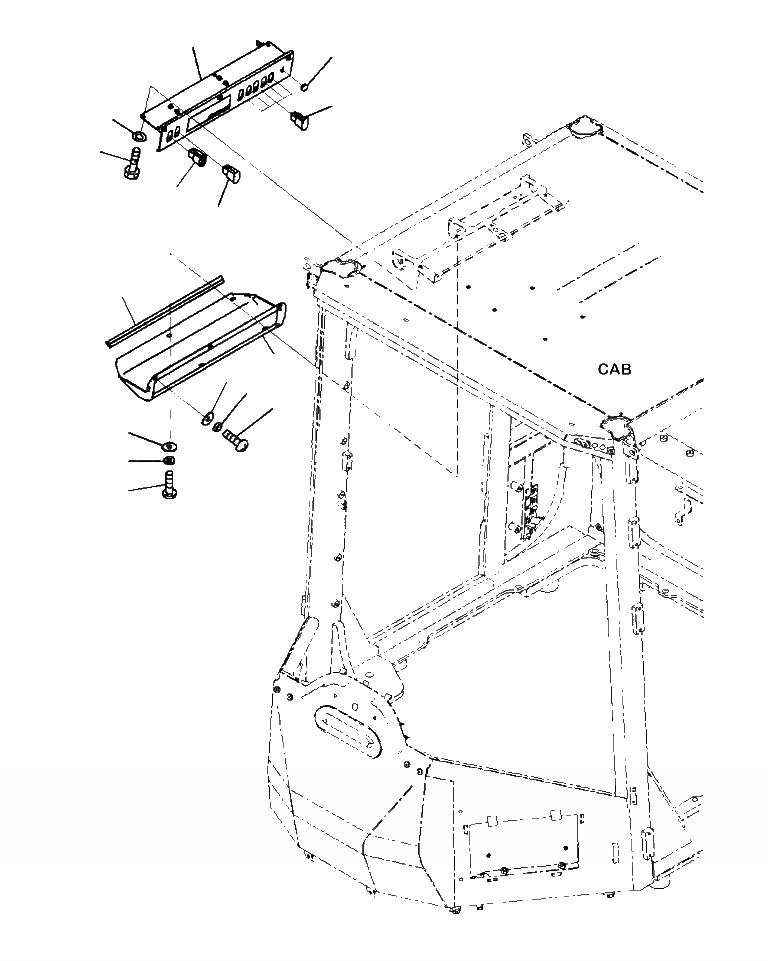 Схема запчастей Komatsu WA380-7 - K-A РАДИО ПАНЕЛЬ И ЗАДН. АНТИОБЛЕДЕНИТЕЛЬ ПЕРЕКЛЮЧАТЕЛЬ OPERATORXD S ОБСТАНОВКА И СИСТЕМА УПРАВЛЕНИЯ