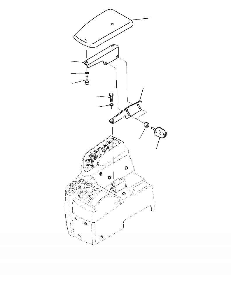 Схема запчастей Komatsu WA380-7 - K-8A УПРАВЛЕНИЕ ПОГРУЗКОЙ БЛОК ПОДЛОКОТНИК - СТАНДАРТН. УПРАВЛ-ЕS OPERATORXD S ОБСТАНОВКА И СИСТЕМА УПРАВЛЕНИЯ