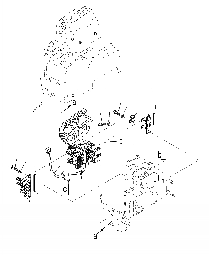 Схема запчастей Komatsu WA380-7 - K-A УПРАВЛЕНИЕ ПОГРУЗКОЙ БЛОК ПРОВОДКА - СТАНДАРТН. УПРАВЛ-ЕS OPERATORXD S ОБСТАНОВКА И СИСТЕМА УПРАВЛЕНИЯ
