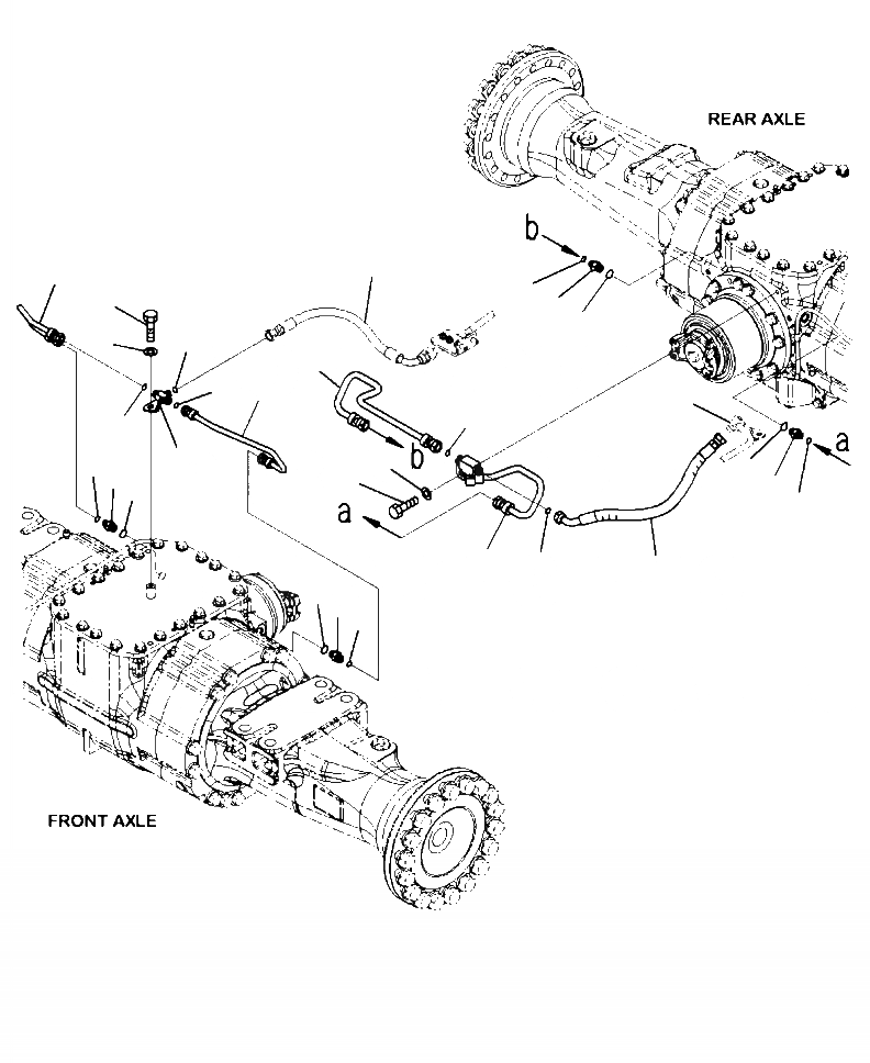 Схема запчастей Komatsu WA380-7 - K7-A ТОРМОЗНАЯ ГИДРОЛИНИЯ OPERATORXD S ОБСТАНОВКА И СИСТЕМА УПРАВЛЕНИЯ