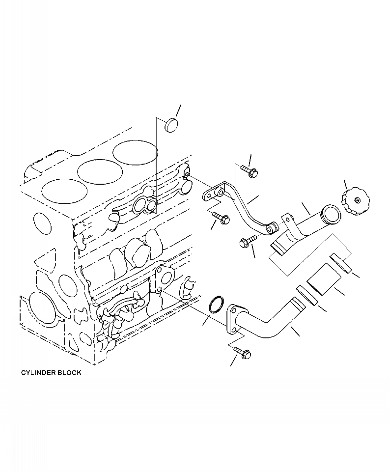 Схема запчастей Komatsu WA380-6 - A9-AA ДВИГАТЕЛЬ МАСЛ. FILL PORT ДВИГАТЕЛЬ