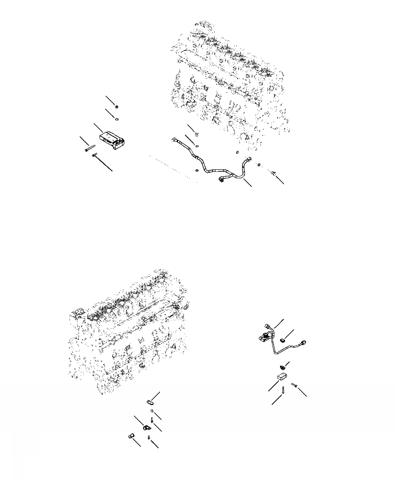 Схема запчастей Komatsu WA380-6 - A-AB ТОПЛИВОПРОВОД. ДВИГАТЕЛЬ